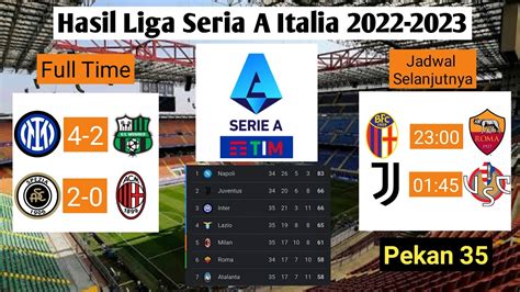 Hasil Liga Italia Tadi Malam Inter Vs Sassuolo Spezia Vs Milan