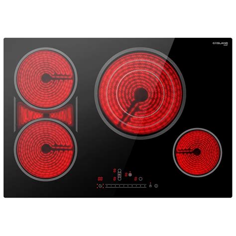 Gasland Chef 30in. 4 Elements Radiant Electric Cooktop in Black with ...