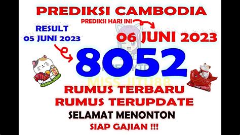 Prediksi Cambodia Juni Bocoran Togel Cambodia Angka Togel Cmb