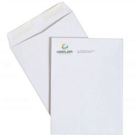 9×12 BUSINESS ENVELOPES – WHITE KRAFT | Zapp Worx Design