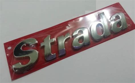 Emblema Strada Letreiro Nome Cromado Fiat At Mercadolivre