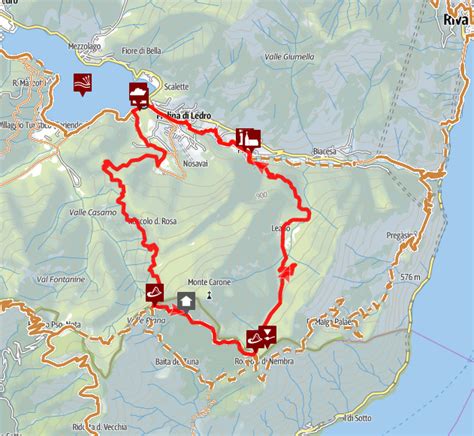 Mappa Percorso Mountainbike