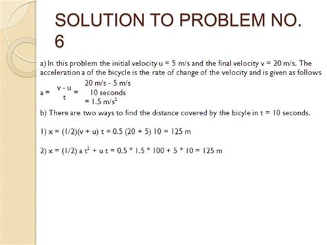 Uniformly Accelerated Motion Ppt