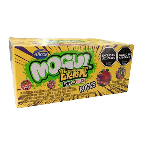 Mogul Extreme Rocks Gomitas Cubiertas Con Grageas Sabor Surtido G