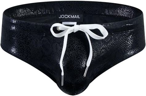 JOCKMAIL Men S Swimming Brief Men S Low Rise Swim Briefs Male Sexy Swimming Bikini Shorts With