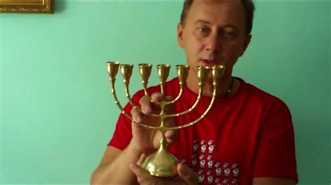 Подсвечник латунный на 7 свечей «Эрец-Исраэль» - YouTube