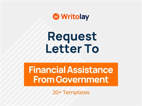 Financial Assistance Request Letter Templates Writolay