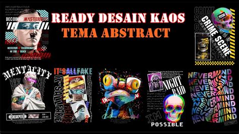 Ready Desain Kaos Tema Abstract Youtube