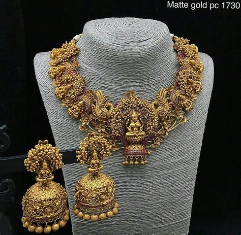 Pin By AlmeenaYadhav On Jewellery Temple Jewelry Necklace Bridal