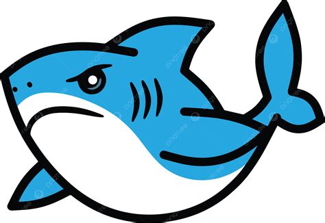Angry Blue Shark Vector, Shark, Dolphin, Fish PNG and Vector with