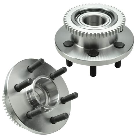 Front Wheel Hub And Bearings Pair