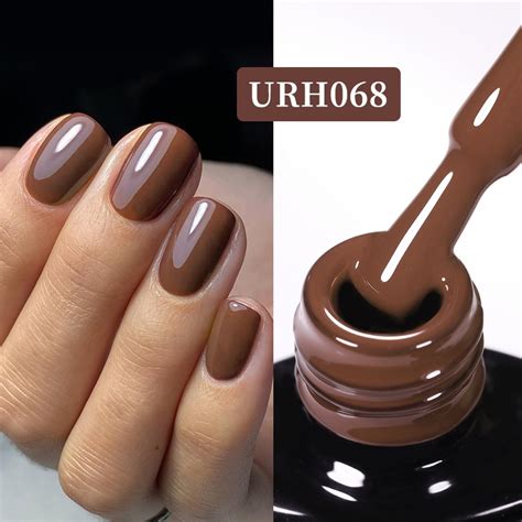 Ur Sugar Ml Uv Gel Nail Polish Nude Brown Dark Coffee Color Autumn Soak Off Manicuring Gel