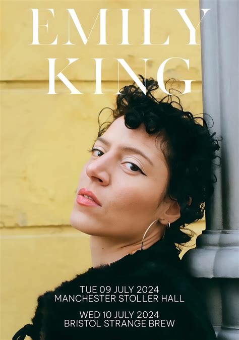 Emily King Special Occasion 2024 Tour Manchester Bristol Poster