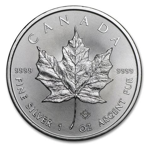 2020 Silver Maple Leaf 1 Oz Canadian Silver Maple Leaf Coin Pacific