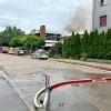 Bildergalerie Brand in Lechhausen So löschte Feuerwehr