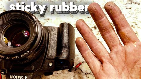 How To Remove Sticky Rubber On Old Film Cameras YouTube