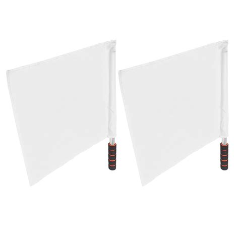 Sports Referee Flags Set With Stainless Steel Poles For Soccer And