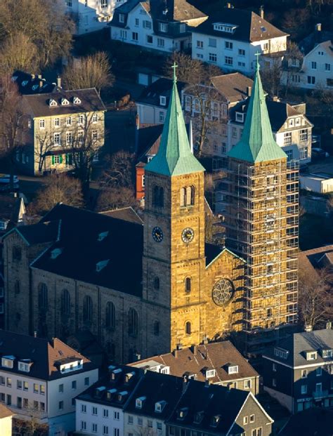 Schwelm Aus Der Vogelperspektive Christuskirche In Schwelm Im