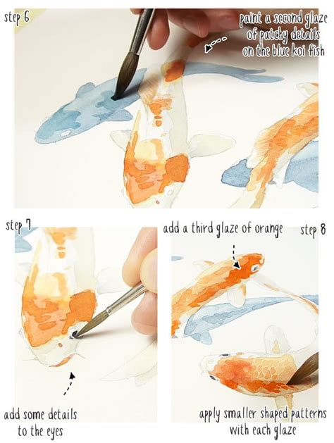 Easy Watercolor Koi Fish (Step by Step Tutorial) - Watercolor Affair