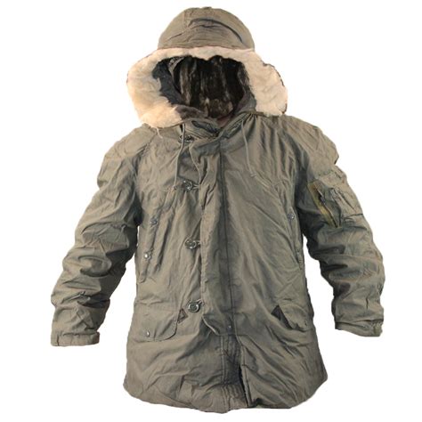 Us Air Force N 3b Extreme Cold Weather Hooded Parka Usa N3b