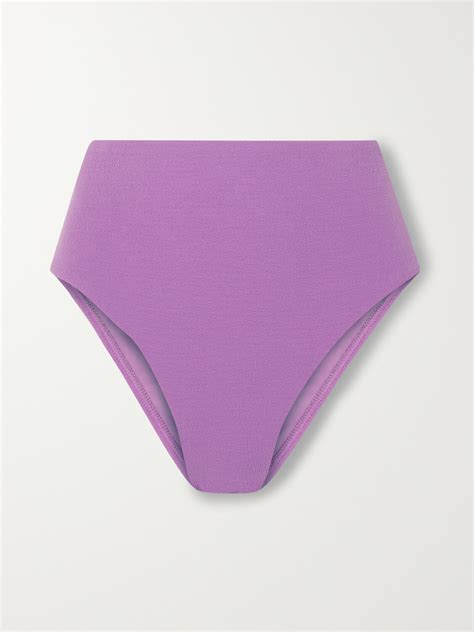 Matteau The High Waist Recycled Fibre Blend Bikini Briefs In Pink ModeSens