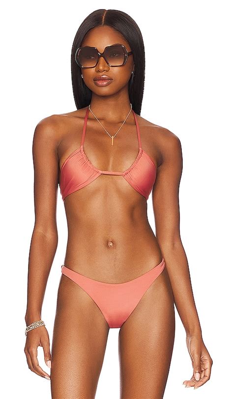 Vitamin A Milana Bikini Top In Terra Cotta EcoLux REVOLVE