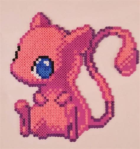 Mew And Shiny Mew Perler Bead Pixel Art Full Sized Be - vrogue.co