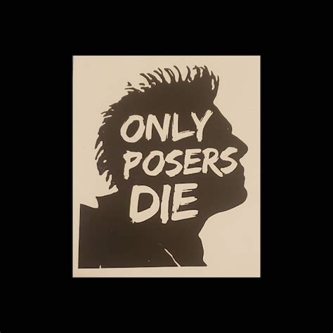 SLC Punk Heroin Bob only Posers Die Vinyl Decal - Etsy