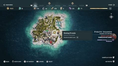 Ac Odyssey Pirate Islands Side Quests Walkthrough Assassins Creed