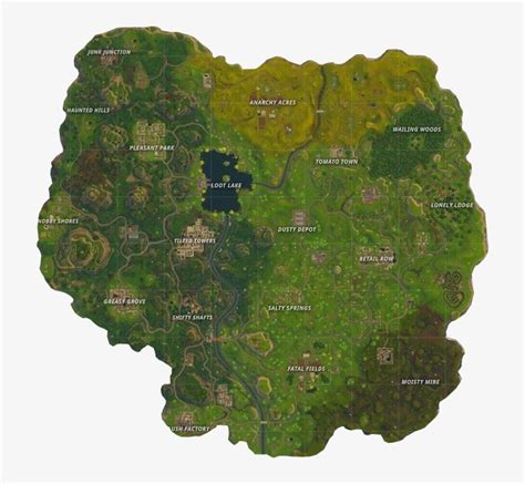 Fortnite New Minimap Png Image - Fortnite Map Transparent Transparent ...