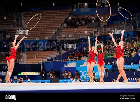 Tokyo Japan Th Aug Bulgaria Team Group Bul Rhythmic