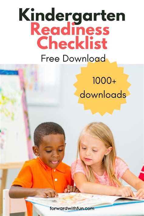 Kindergarten Readiness Checklist And Assessment Artofit