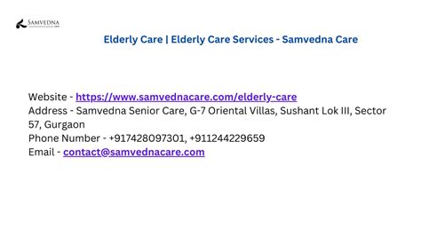 Ppt Elderly Care Elderly Care Services Samvedna Care Powerpoint Presentation Id 12155465