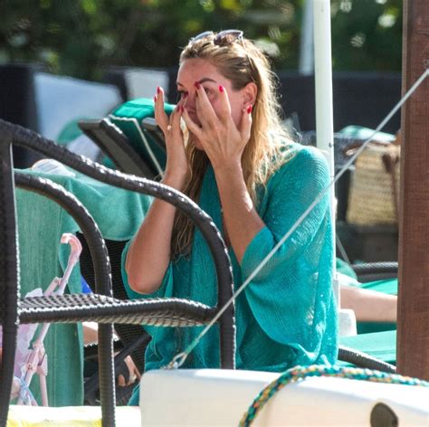 Claire Sweeney Dons Her Bikini Out In Barbados