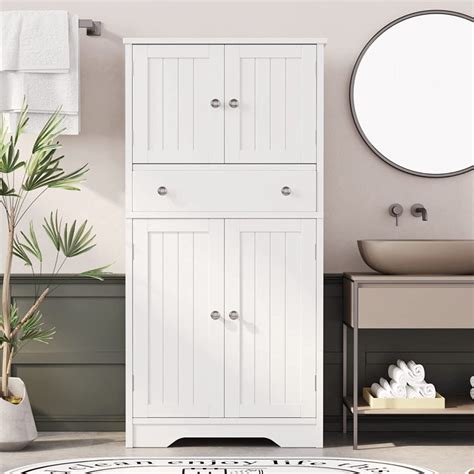 Bathroom Floor Storage Cabinet 5 Functional Designs For Organization