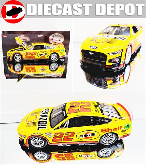 JOEY LOGANO 2023 SHELL/ PENNZOIL #22 MUSTANG 1/24 ELITE SERIES