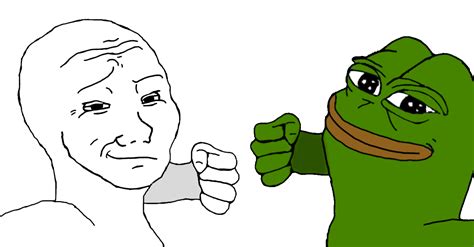 Pepe Wojak double punch Blank Template - Imgflip