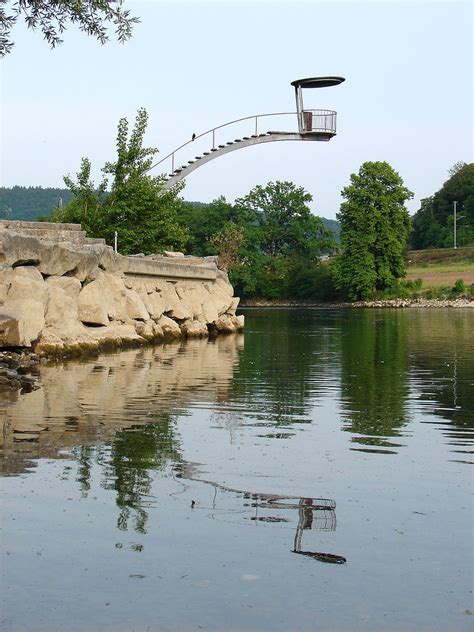 Sprungturm Aare Brugg Ag Kurt Zwahlen Flickr