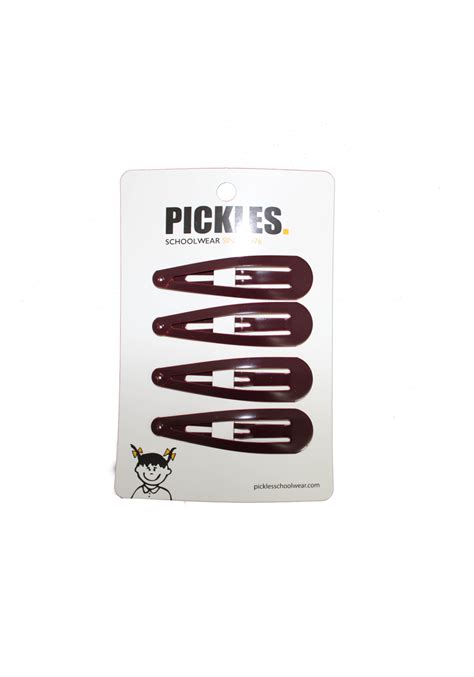 Forestville Metal Hair Clips 4 Pack Shop At Pickles Schoolwear