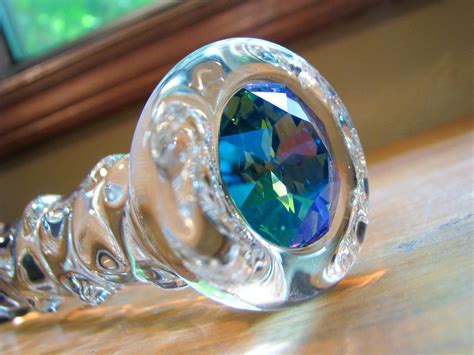 Review Love Style Glass Lotus Realistic Glass Dildo