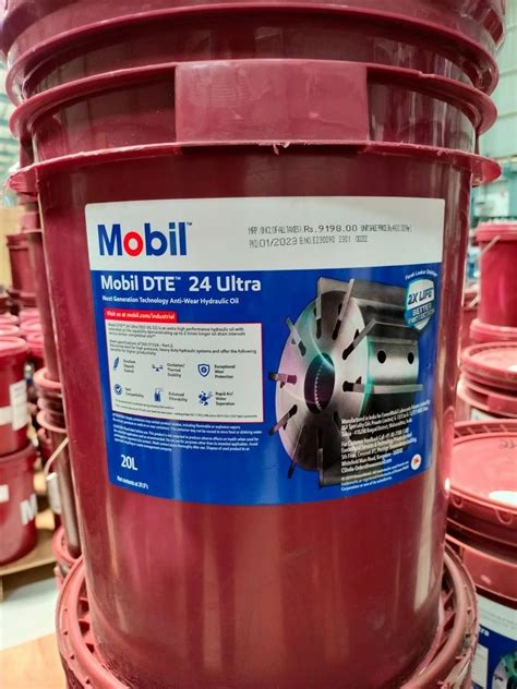 Mobil DTE 24 Ultra for Long oil life, For Lubrication, Grade ...