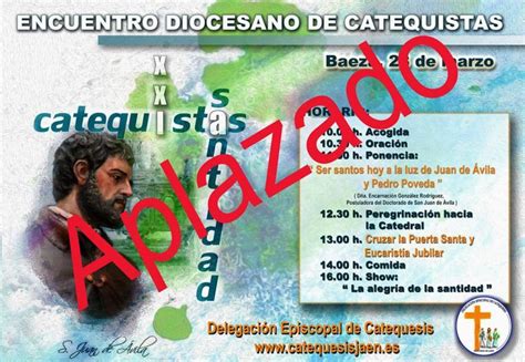 Aplazado El Encuentro Invitaci N Del Delegado Episcopal De Catequesis