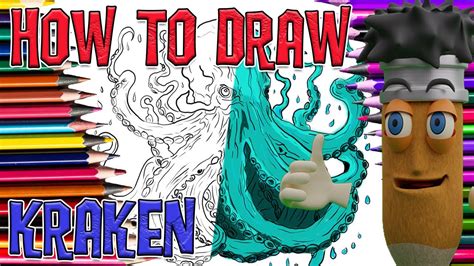 How To Draw Kraken Easy Step By Step Drawing YouTube