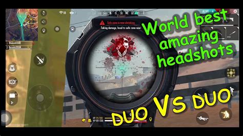 Duo Vs Duo Ranked Match Free Fire Amazing Headshots Duo Vs Duo