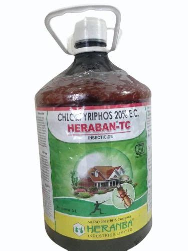 Liquid Heraban Tc Chlorpyriphos 20 Ec Insecticide At Rs 1850 In Hyderabad