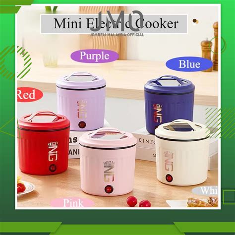 Jmo Mini Electric Cooker Multifunction Electric Hot Pot Instant Noodles Bowl Non Stick Small