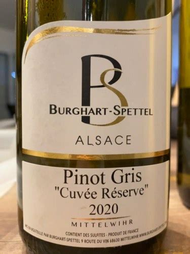 Burghart Spettel Cuv E R Serve Pinot Gris Vivino Us