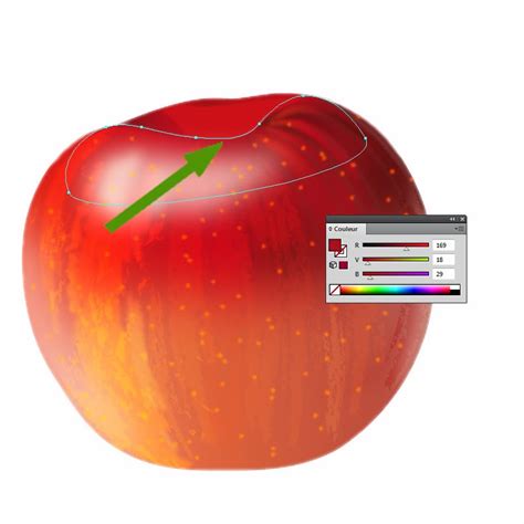 Les oeuvres numériques de Zigo Tutoriel dessiner une pomme avec