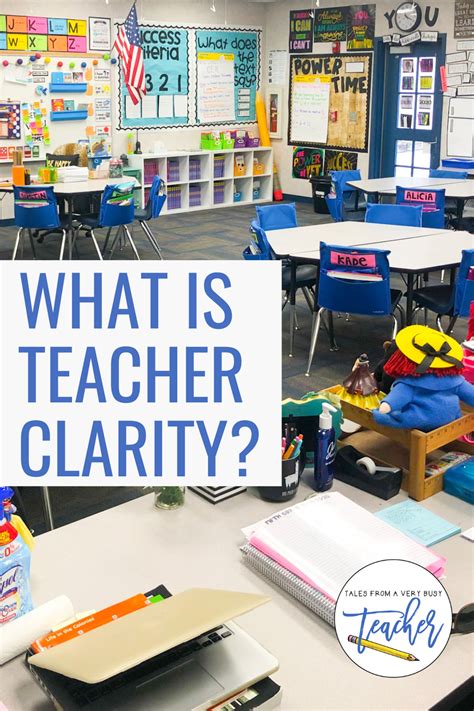6 ways to practice teacher clarity in your classroom – Artofit