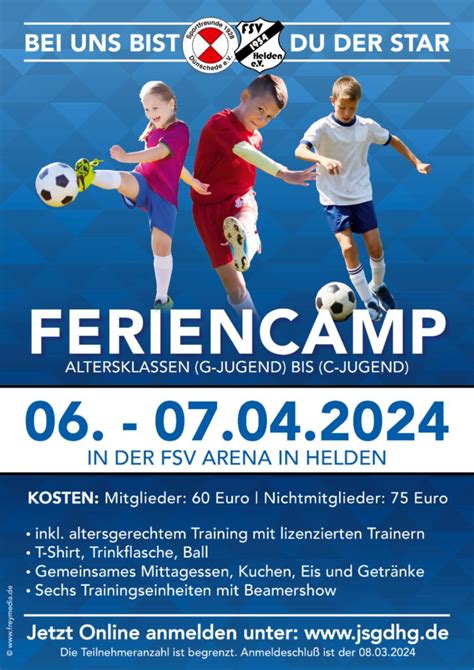 Fussball Feriencamp Jugendspielgemeinschaft